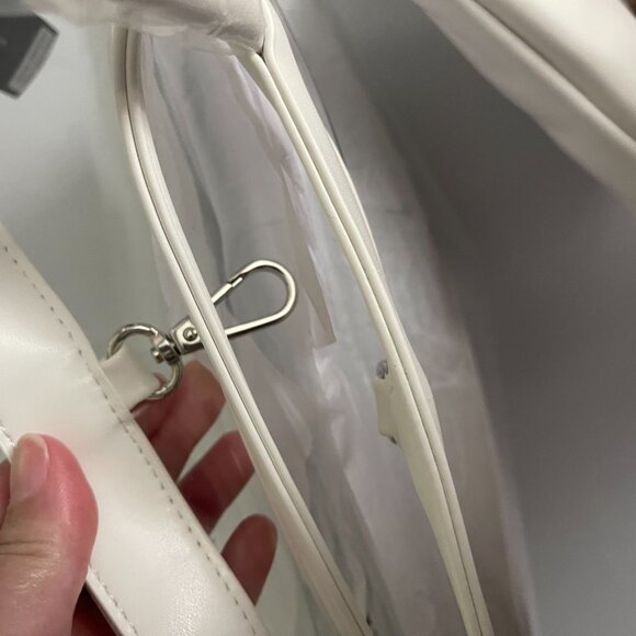 Like Dream Clear Tote Bag, Crossbody Bag, Stadium Approved Clear Purse & Wh 2pcs - Picture 3 of 7